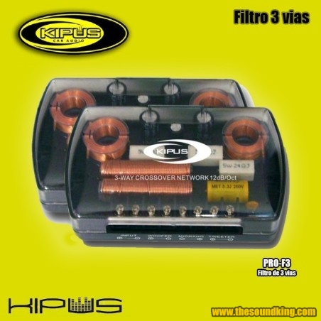 Kipus Pro-F3 - Juego filtros 3 vias