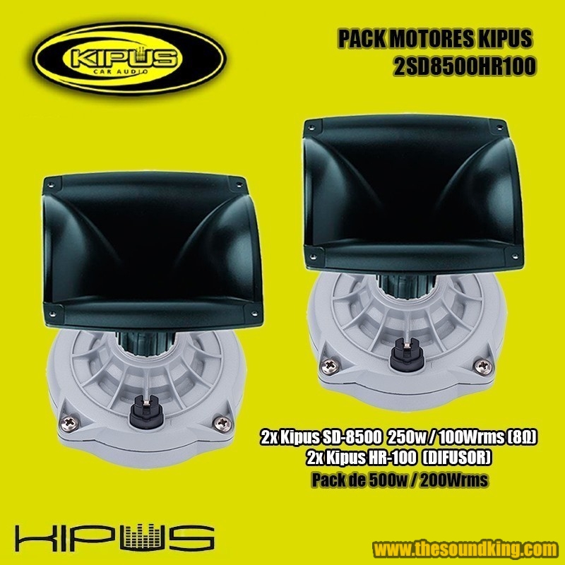 Pack Motores / Trompetas Kipus 2SD8500HR100