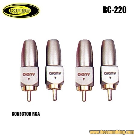 Conectores RCA Kipus RC-220