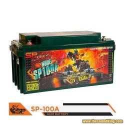 Bateria SP AUDIO SP100AGM 100A/4000A MAX
