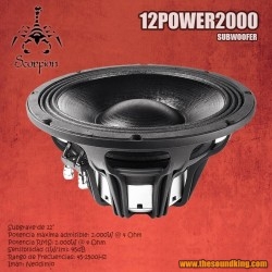 Woofer Scorpion Audio 12Power2000